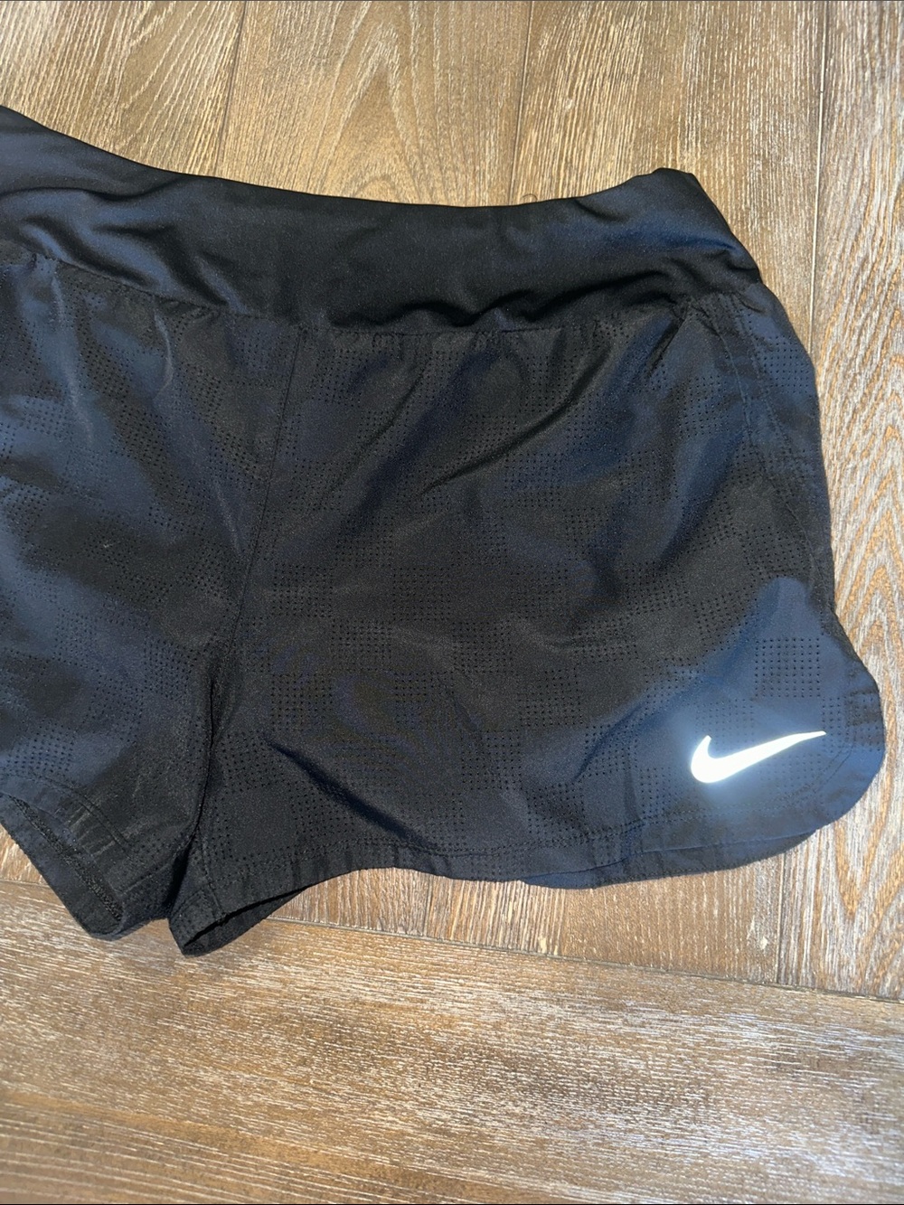 Nike Dri-FIT Black Running Shorts Lined Athletic Training Workout Women’s Large